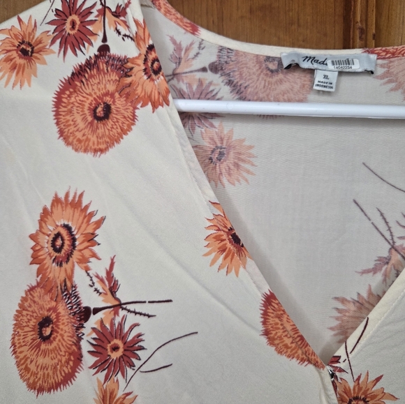 Madewell Wrap Top - Picture 2 of 3